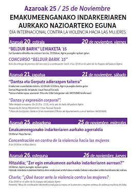 25 de noviembre: “DÍA INTERNACIONAL CONTRA LA VIOLENCIA HACIA LAS MUJERES”