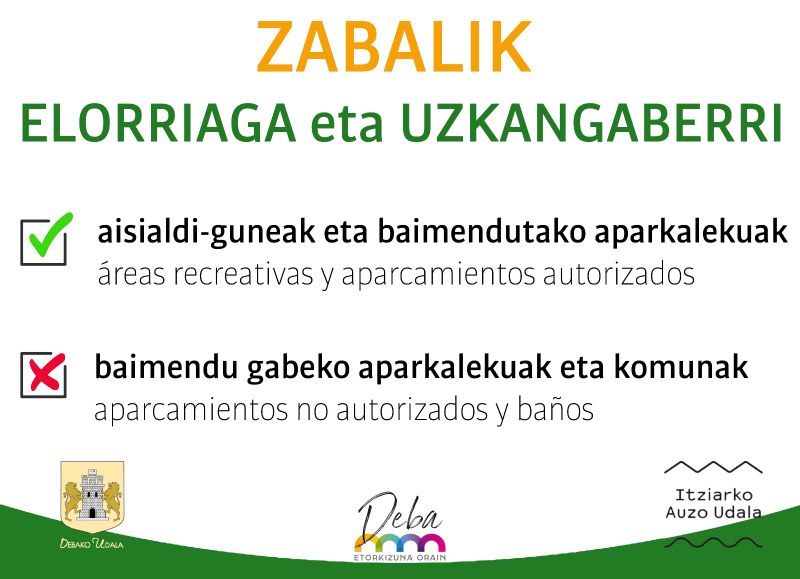 Apertura de Elorriaga y Uzkangaberri