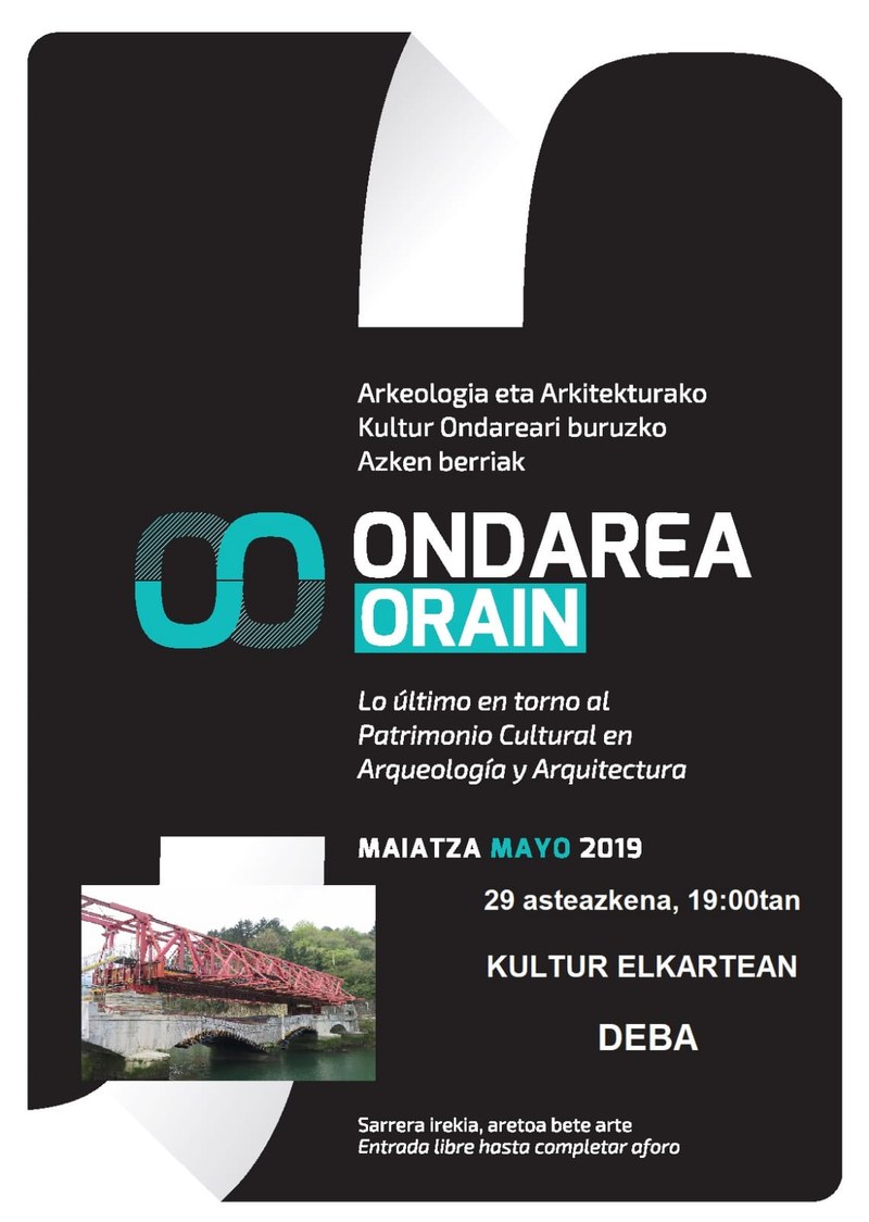 Charla sobre la restauración del puente de Deba-Mutriku, dentro de las Jornadas Ondarea Orain