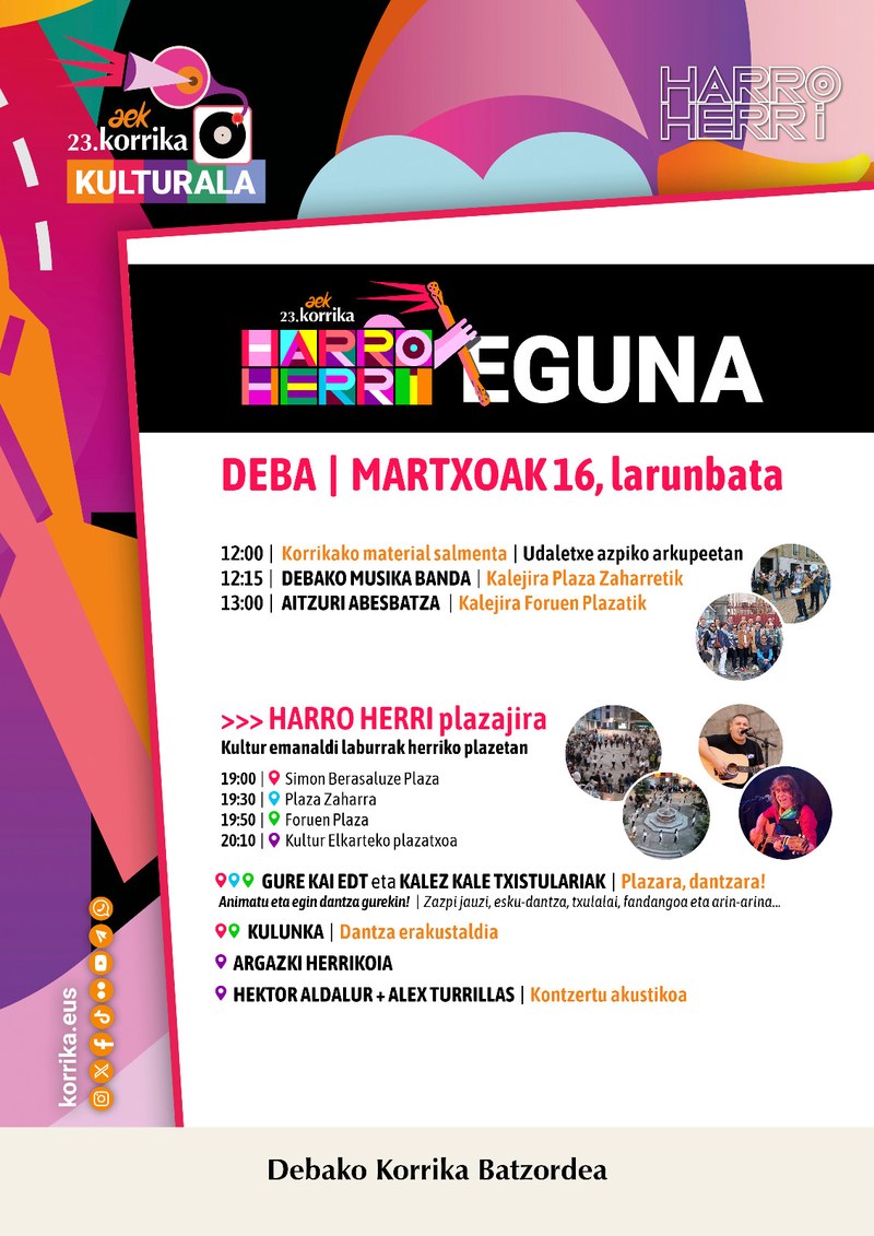 Deba acogerá diversas actividades mañana, anticipándose a la llegada de la Korrika