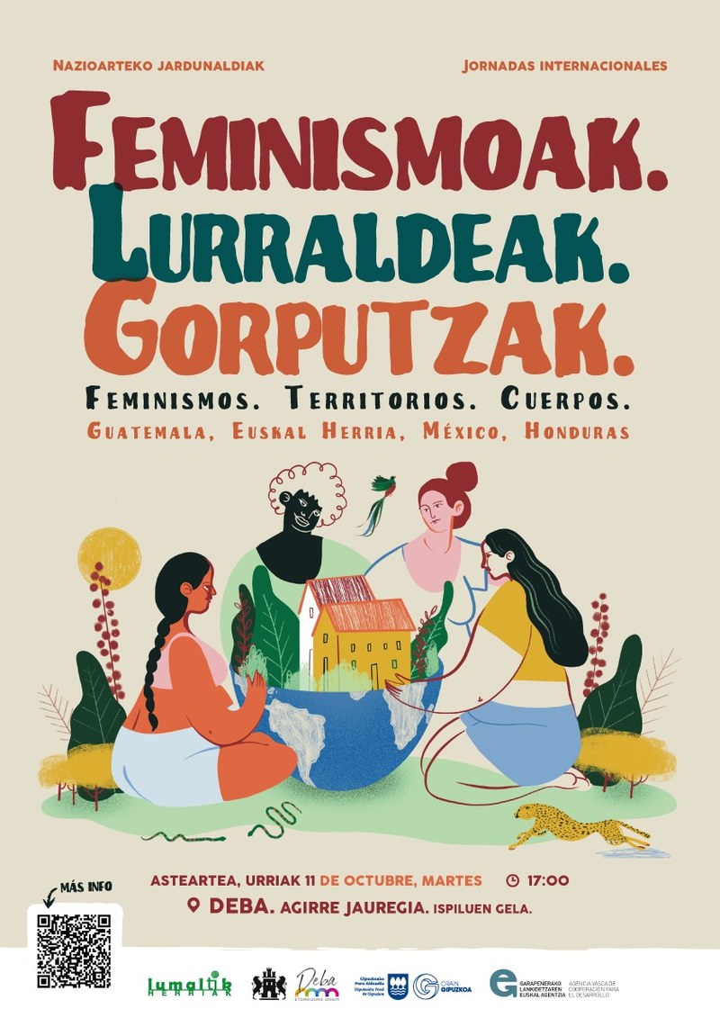 El 11 de octubre se celebran las jornadas internacionales 'Feminismos. Territorios. Cuerpos ' 