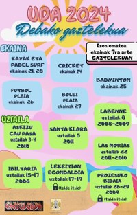 El Gazteleku de Deba organiza una oferta especial de verano para jóvenes de 13 a 17 años