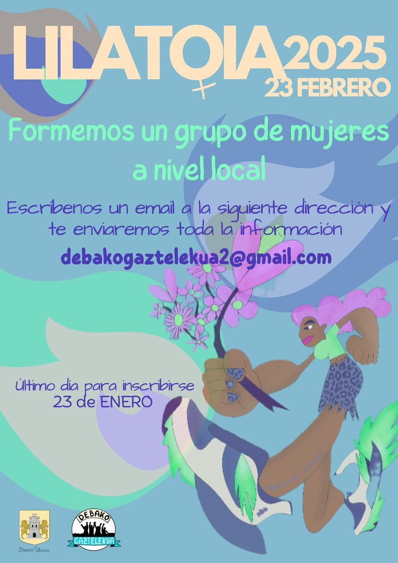 El Gazteleku invita a las mujeres de Deba a unirse al grupo local para el Lilaton 2025