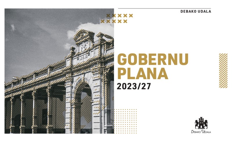 El gobierno municipal presenta el Plan de Gobierno 2023-2027 centrado en el bienestar y el futuro de Deba y las y los debarras