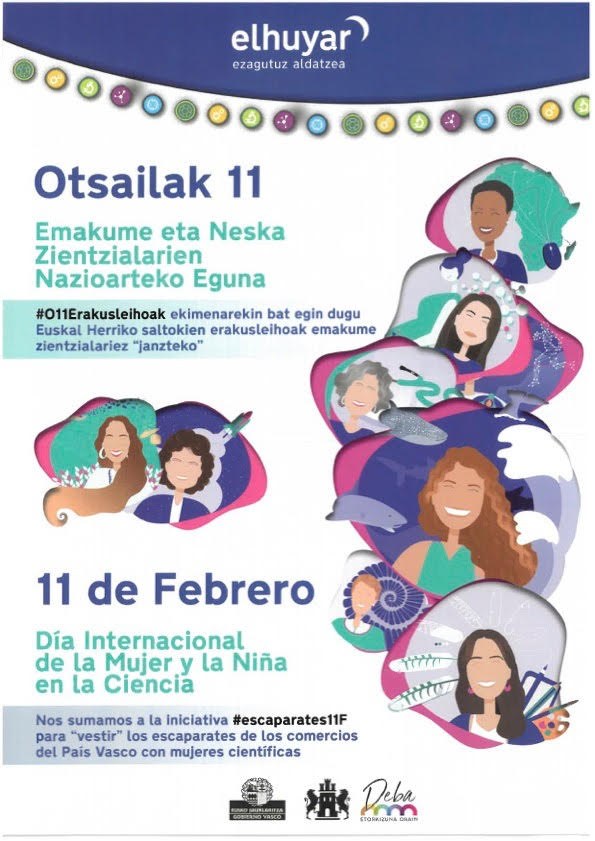 Los comercios de Deba se suman a la iniciativa 'Escaparates 11 de febrero'