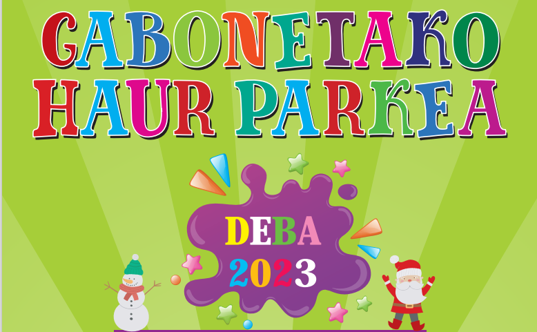 Parque infantil de Navidad en el frontón Aldats los días 26 y 27 de diciembre