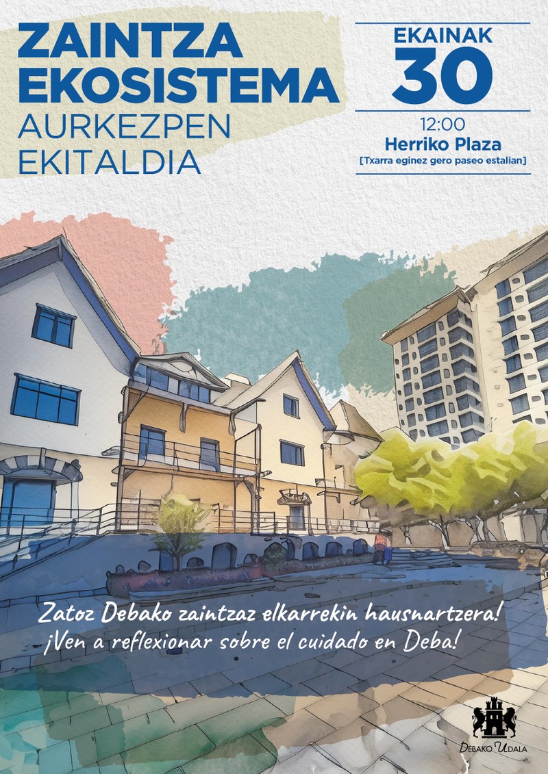 Reflexión ciudadana sobre los cuidados el 30 de junio en Herriko Plaza