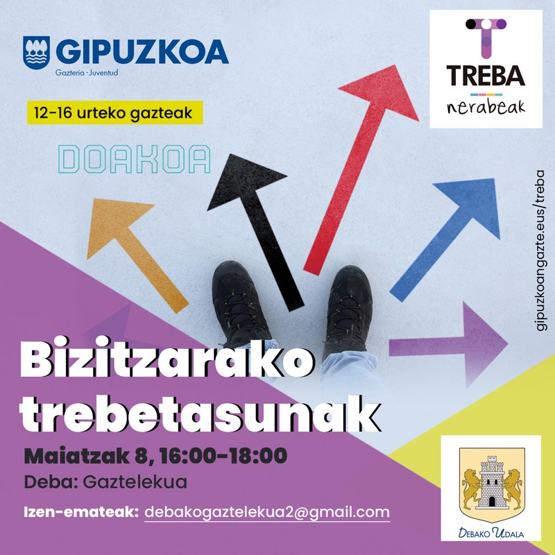 Treba Nerabeak: talleres para jóvenes centrados en habilidades para la vida y orientación vocacional