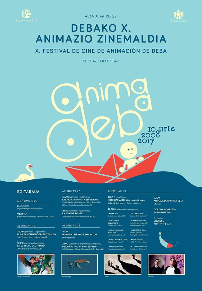 Xª edición del Festival de Cine de Animación, del 26 al 29 de diciembre en Deba
