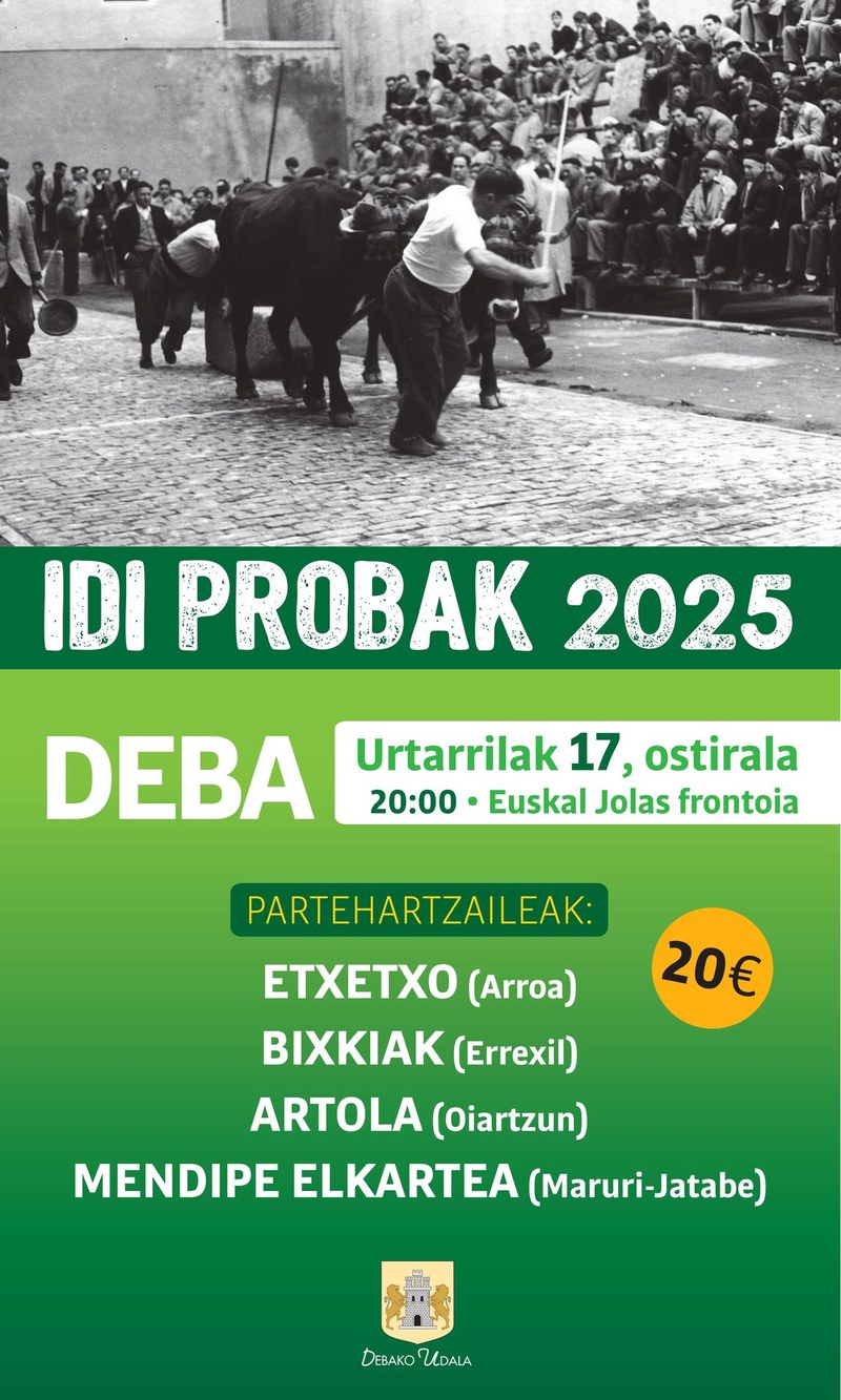 ‘Idi probak 2025’ sariketa, ostiralean, urtarrilak 17