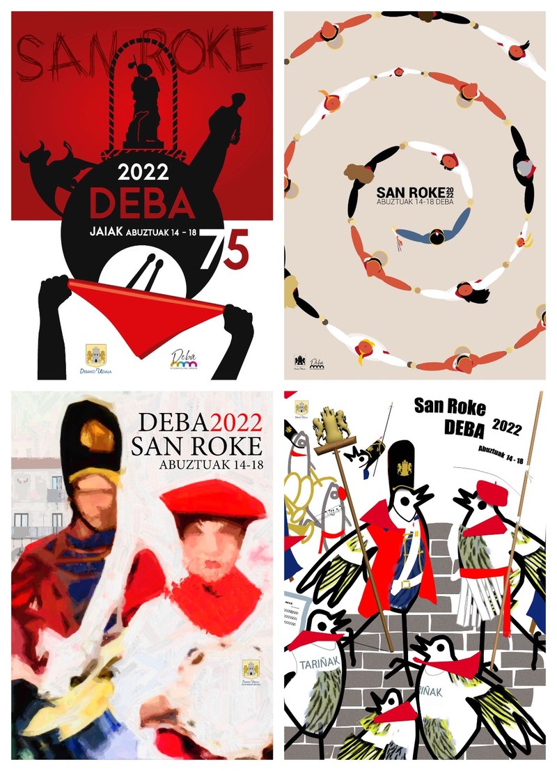 Bihartik aurrera bozkatu daiteke San Roke jaietarako kartela