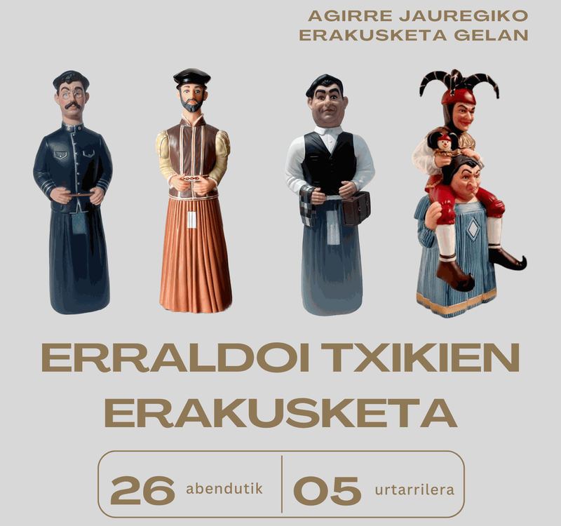 Erraldoi txikien erakusketa jasoko du Agirre Jauregiak urtarrilaren 5a bitarte