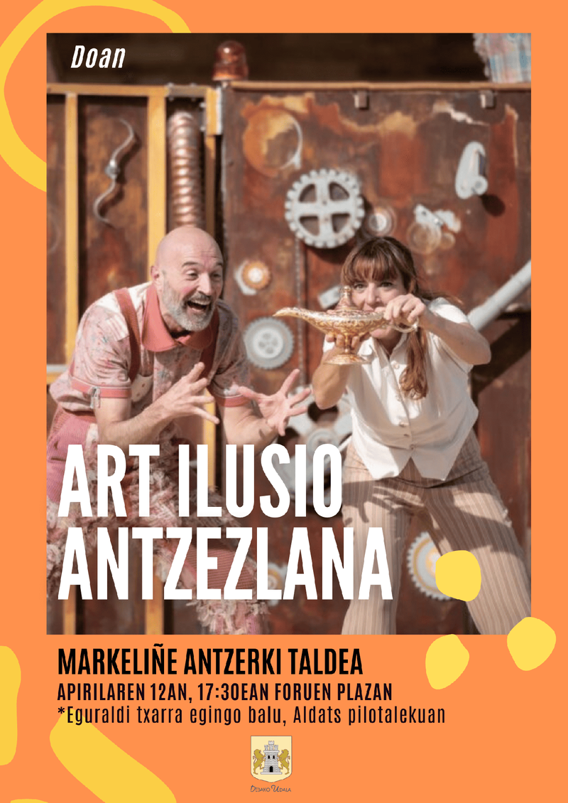 Fantasia mundura bidaia Art Ilusio kale ikuskizunarekin