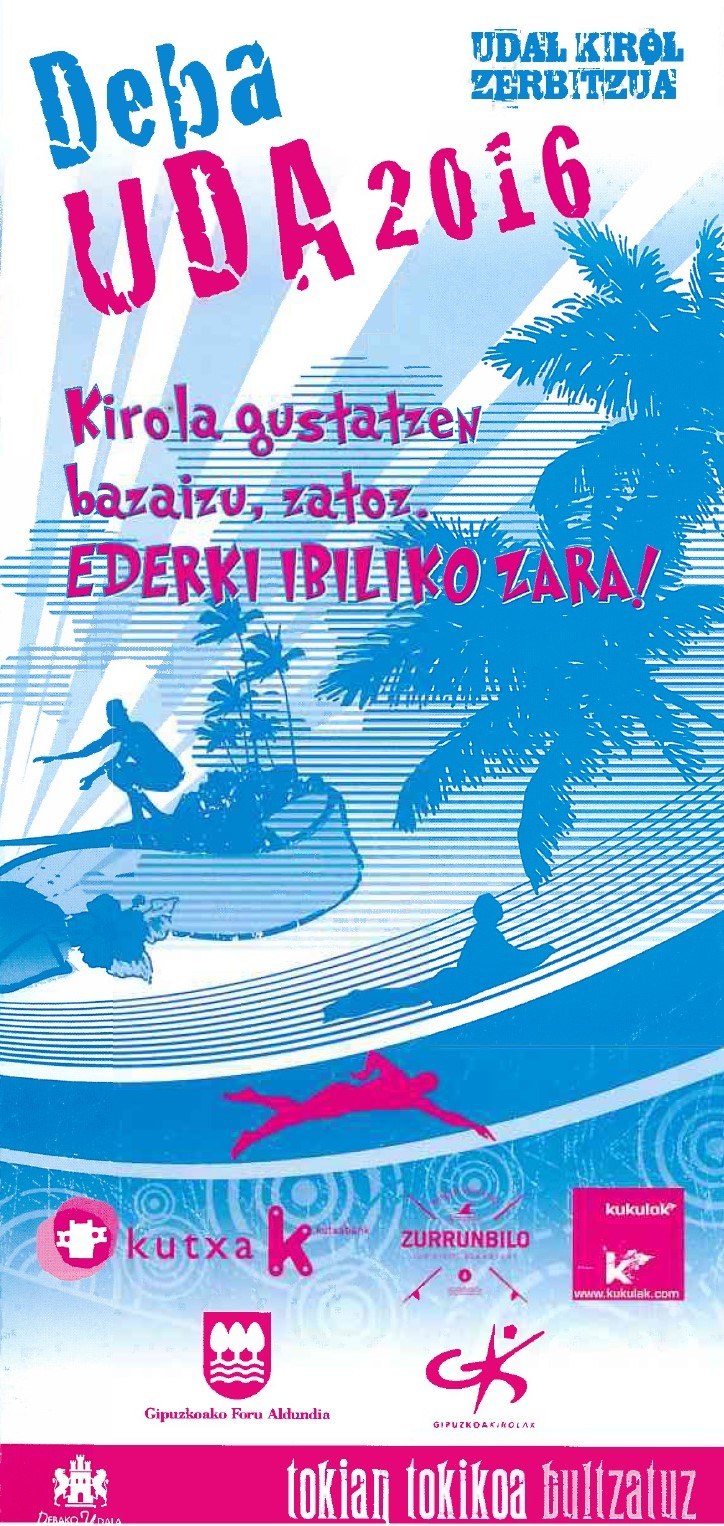 HEMEN DA UDA KIROLA 2016 PROGRAMA