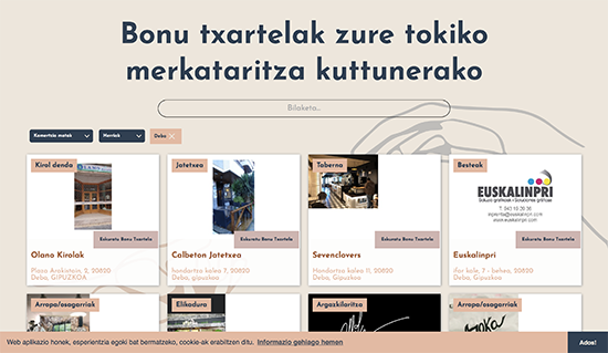 Herriko komertzio txikiak laguntzera 20.000 euro bideratuko ditu Debako udalak