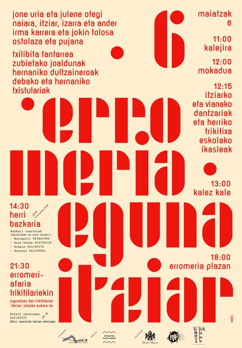 Itziarko XIII. Erromeria Eguna maiatzaren 6an ospatuko da