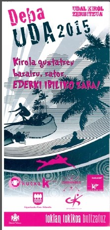 UDAL KIROL ZERBITZUAK UDA KIROLA 2015 PROGRAMA ATERA BERRI DU 