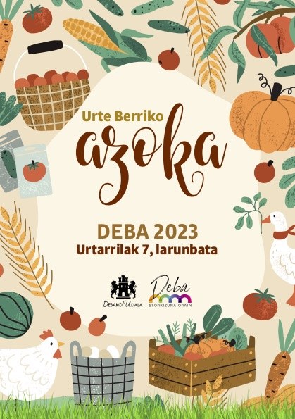 Urtarrilaren 7an egingo da 2023ko Urte Berriko Azoka