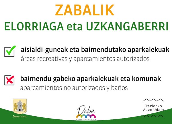 Apertura de Elorriaga y Uzkangaberri