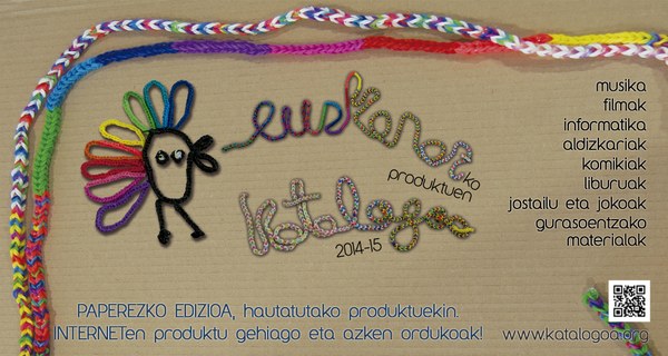 Catálogo de productos en euskara