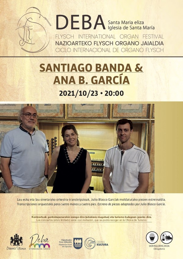 Concierto de Santiago Banda y Ana B. García en el VI Ciclo Internacional de Órgano Flysch