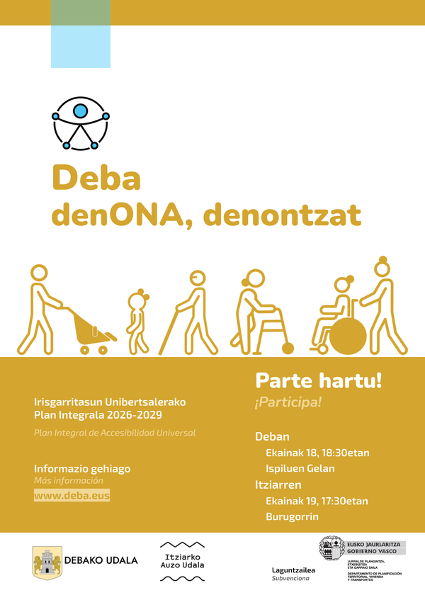 Deba organiza dos sesiones participativas para el desarrollo del Plan de Accesibilidad Universal