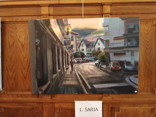 Eduardo Alsasua, de Gasteiz, gana el concurso de pintura al aire libre de este año 