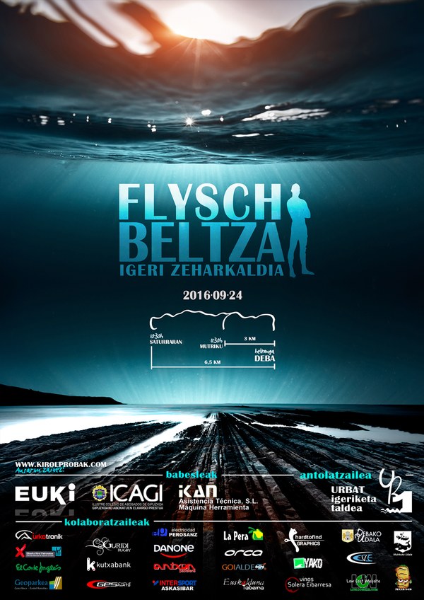 El 24 de septiembre se celebrará la III. Edición de la travesía a nado Flysch negro entre Mutriku y Deba