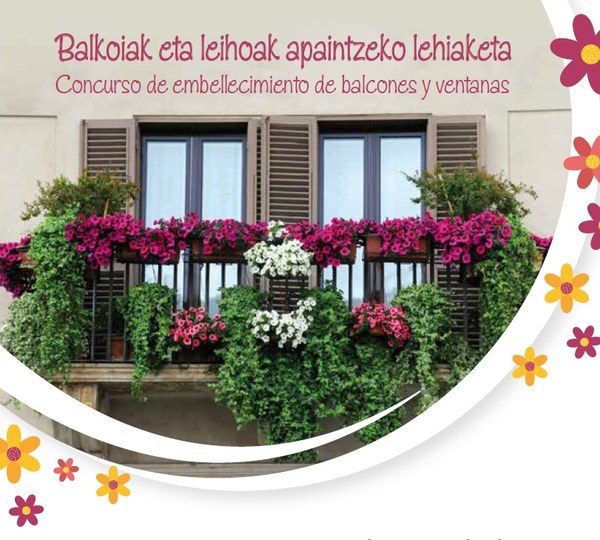 El Ayuntamiento de Deba organiza un concurso de embellecimiento de balcones y ventanas del municipio
