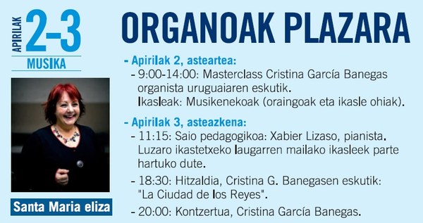 El ciclo "Organoak plazara" llega a Deba