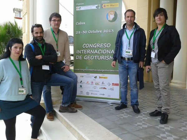 El Geoparque en el Congerso Internacional de Geoturismo en Cabra (Córdoba)