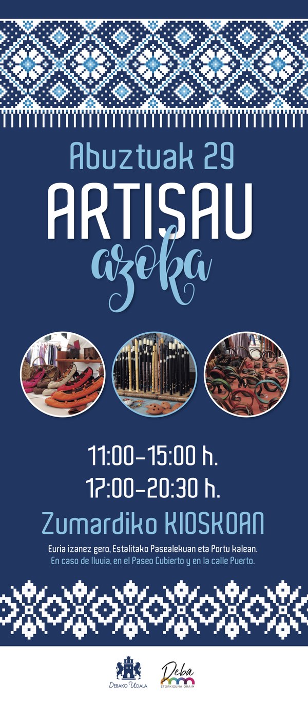 El sábado se celebra la feria de artesanía