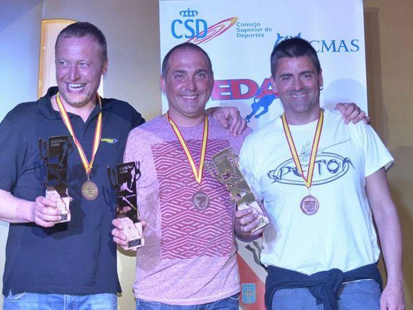 Iñigo Atxa obtiene la medalla de bronce en el campeonato de pesca submarina de España