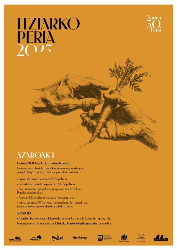 Itziar celebrará la 30ª edición de su feria este sábado, 1 de noviembre