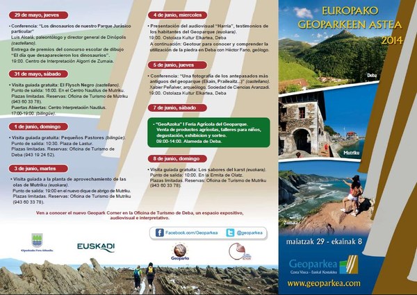 IV. edición de la Semana de los Geoparques Europeos