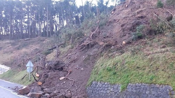 La Diputación Foral de Gipuzkoa procederá al corte total de la N-634 entre Itziar y Deba por motivos de seguridad