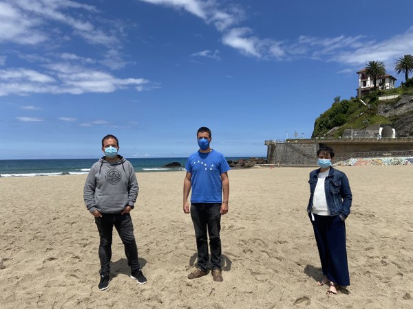 La playa de Santiago de Deba será dinámica