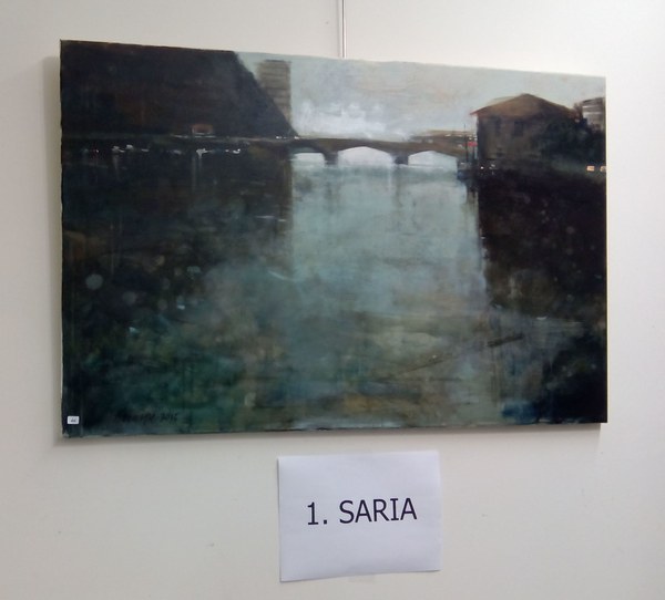 Las obras que se presentaron ayer en el XLVI Concurso de pintura estarán expuestas durante una semana