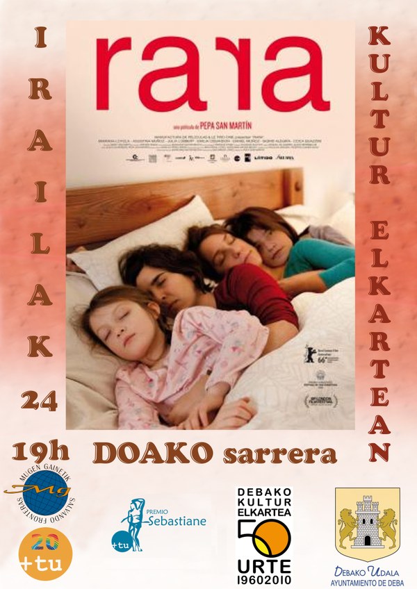 Proyección de la película Rara y mesa redonda en Deba