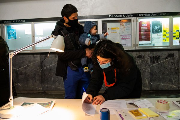 Punto de información del espacio de participación 'Dagigun' los días 3 y 4 de junio