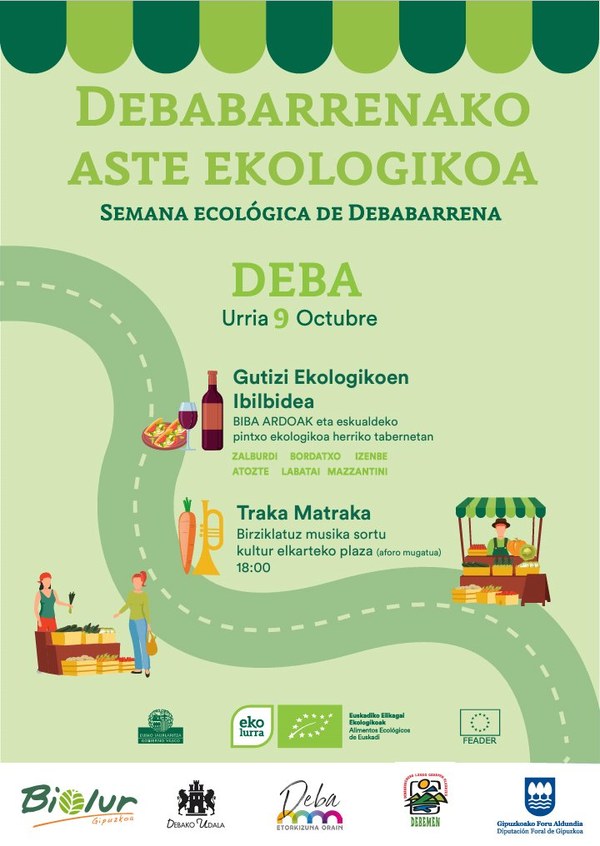 Ruta de delicias ecológicas en Deba en el marco de la IX Semana Ecológica de Debabarrena