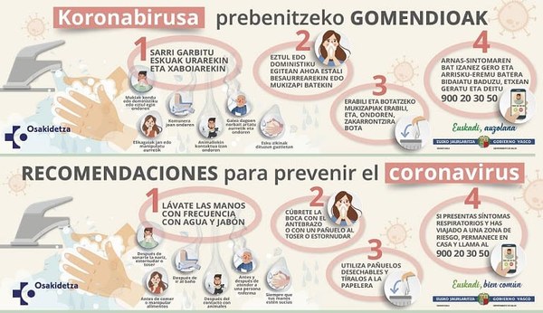 Se han adoptado varias medidas ante el coronavirus