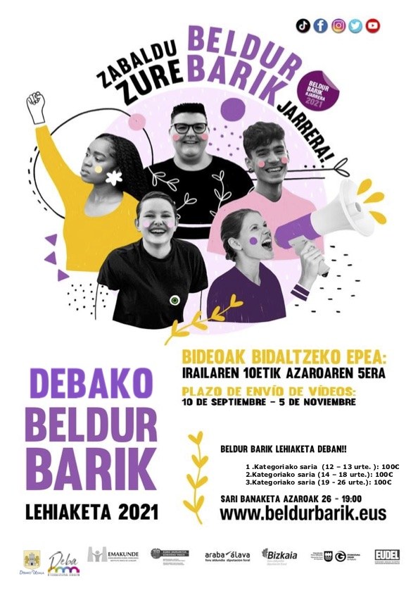 Ya está en marcha el concurso Beldur Barik 2021