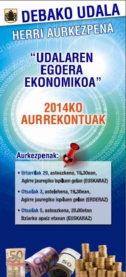 2014ko aurrekontuak onartuta