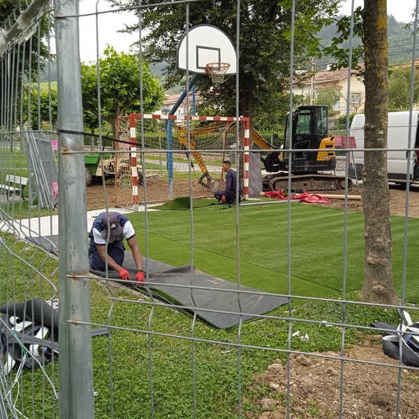 Alamedako parkea berritzeko lanak amaituta