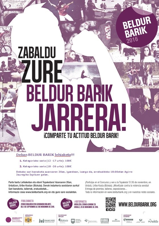 Anima zaitez eta adierazi zure beldur barik jarrera!