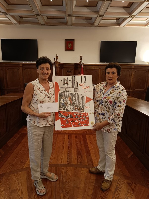Inma Alberdi Erausquin debarrak diseinatutako kartela izango da 2025ko San Roke jaien irudia