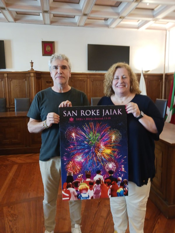 Pablo Turrillas debarrak diseinatutako kartela izango da 2024ko San Roke jaien irudia