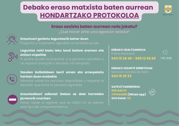 Protokolo berria Debako hondartzan eraso sexistak saihesteko eta horien aurrean jarduteko